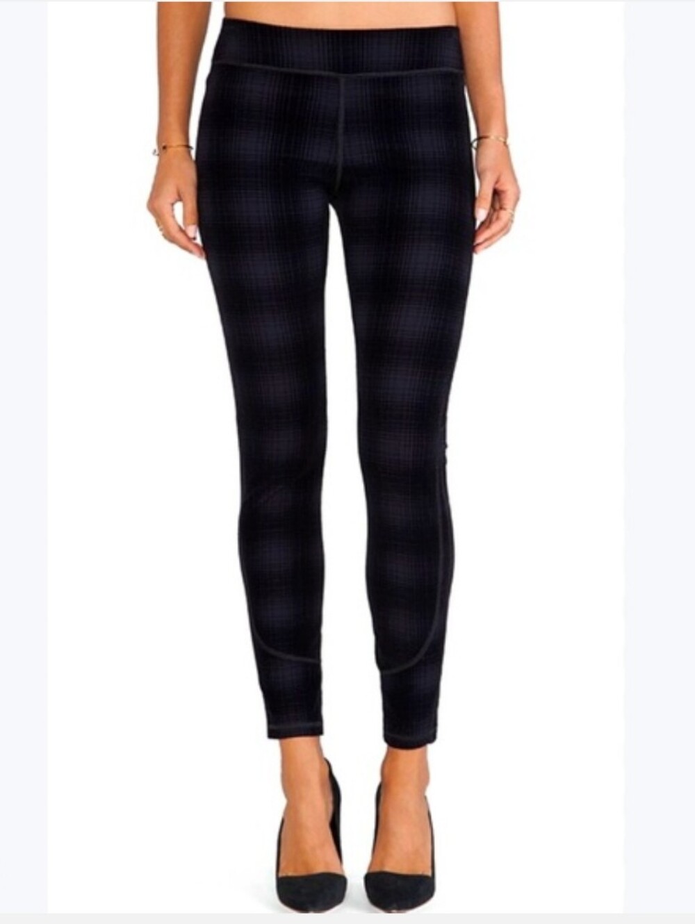 Joe's Jeans Plaid Velvet Leggings Women's S